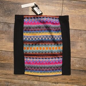 Colorful Patterned Women's Skirt